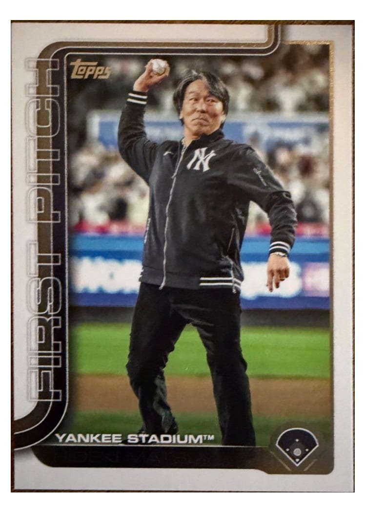 2025 Topps Update First Pitch Hideki Matsui #FPU-6 card