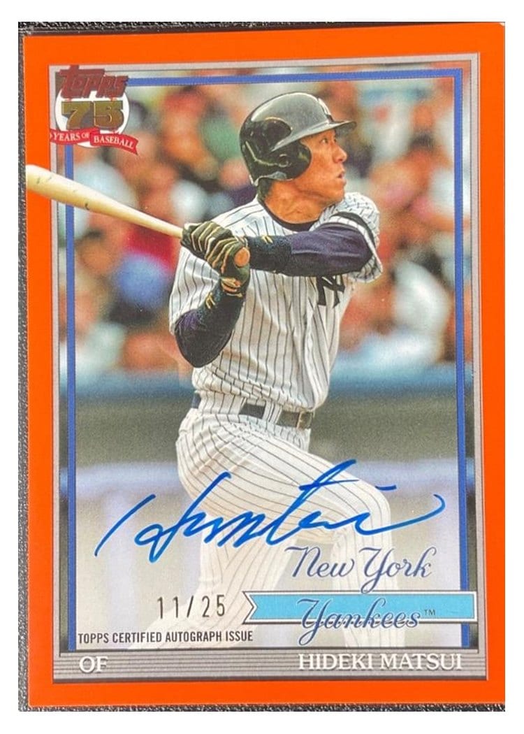 2026 Topps 1991 Topps Autographs Hideki Matsui #91A-HM card