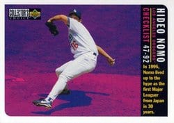 1996 Collector's Choice Base Set Hideo Nomo #359 card