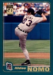 2001 Topps Base Set Hideo Nomo #201 card