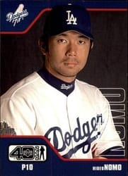 2002 Upper Deck 40-Man Base Set Hideo Nomo #682 card
