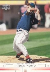 2002 Upper Deck Base Set Hideo Nomo #165 card