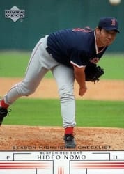 2002 Upper Deck Base Set Hideo Nomo #492 card