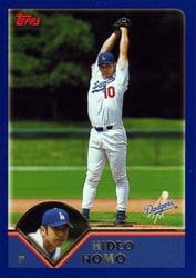 2003 Topps Base Set Hideo Nomo #93 card