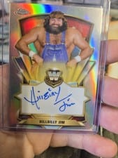 2026 Topps Chrome WWE Legendary Chrome Autographs Hillbilly Jim #LCA-HJ card