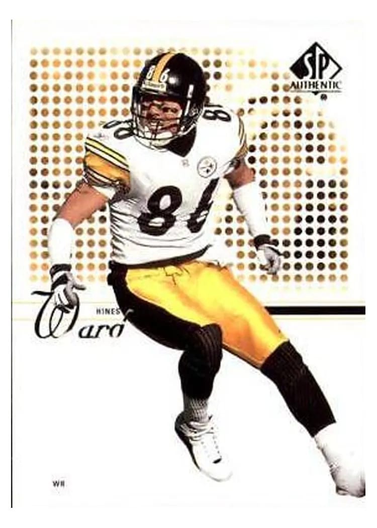 2002 SP Authentic Hines Ward #10 card