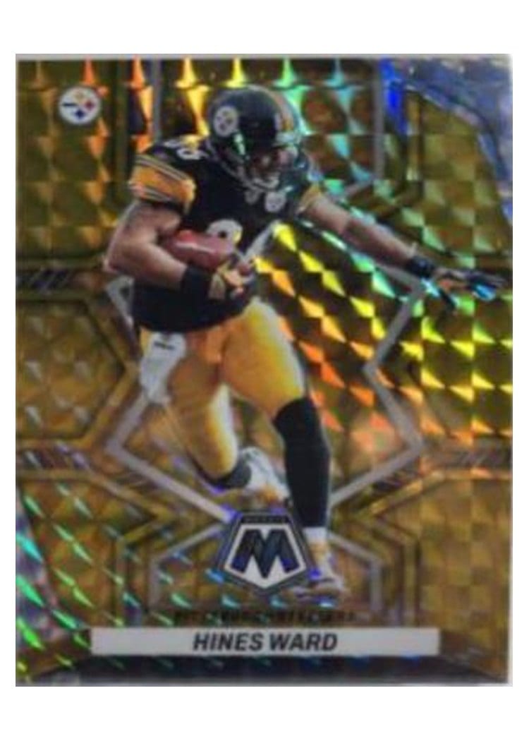 2022 Panini Mosaic Base Set Hines Ward Gold #238 card