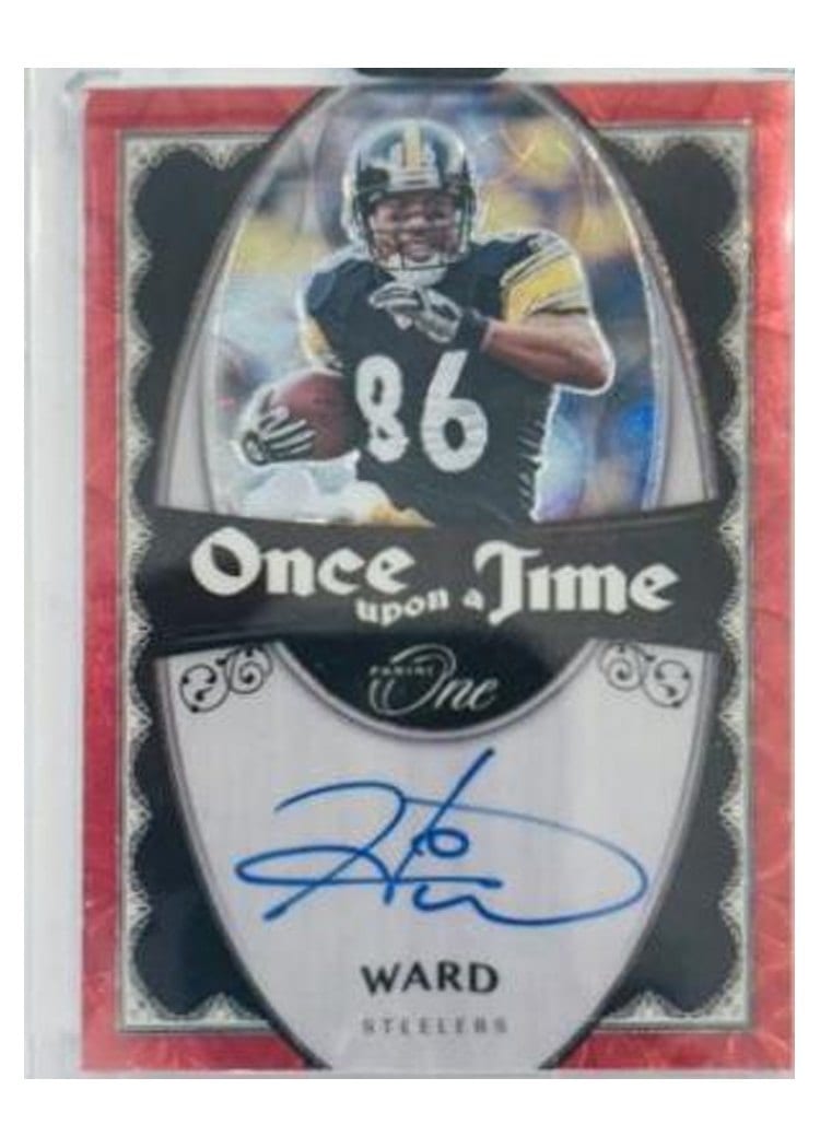 2023 Panini One Once Upon a Time Signatures Hines Ward #329 card