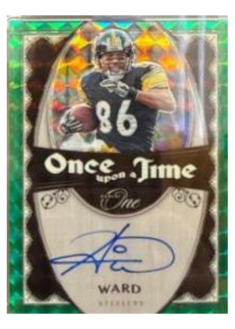 2023 Panini One Once Upon a Time Signatures Hines Ward #329 card
