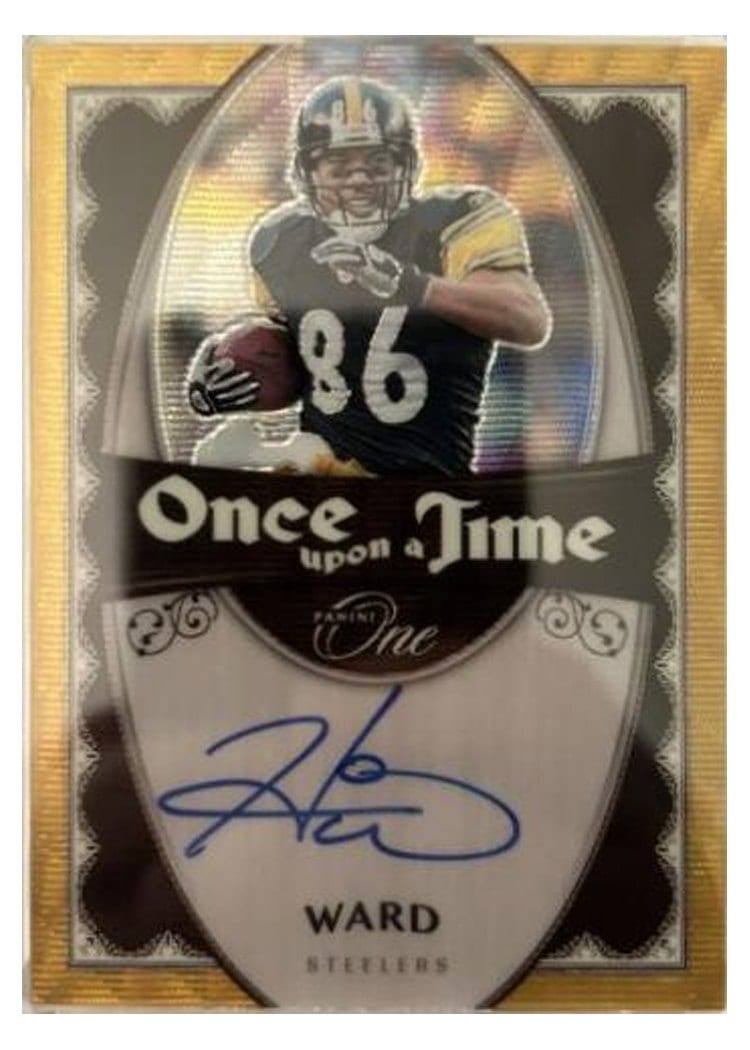 2023 Panini One Once Upon a Time Signatures Hines Ward #329 card