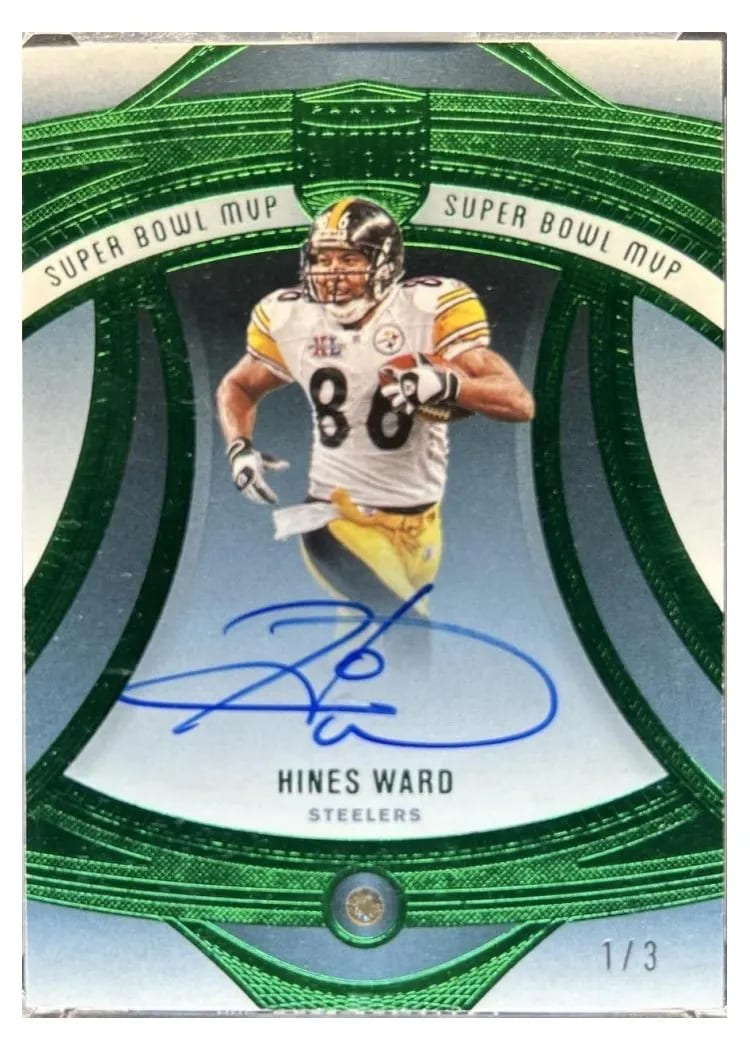 2024 Panini Eminence Super Bowl MVP Diamond Signature Hines Ward #9 card