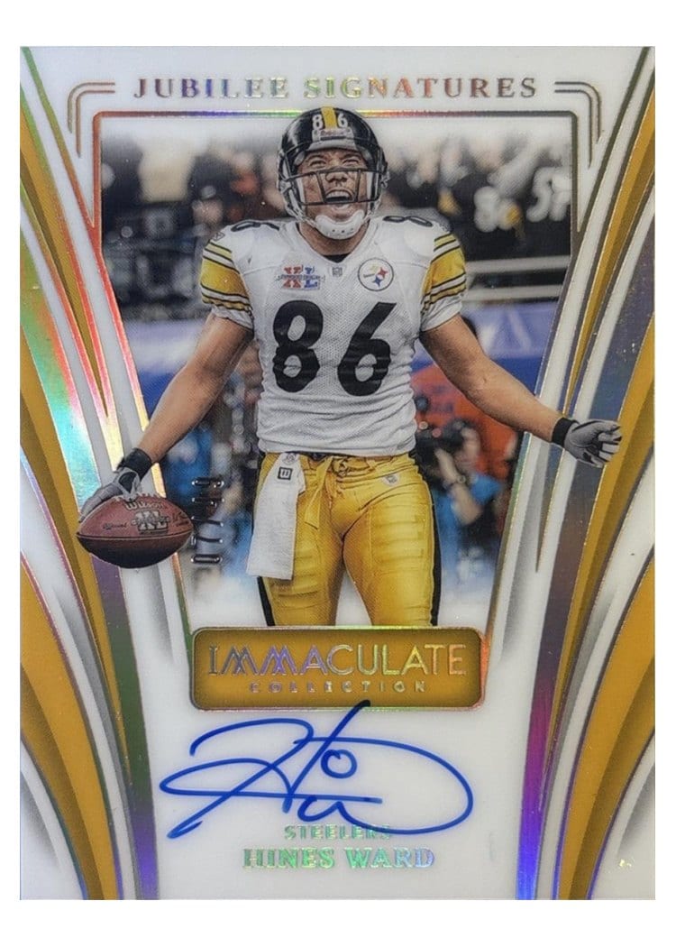 2024 Panini Immaculate Collection Jubilee Signatures Hines Ward #4 card