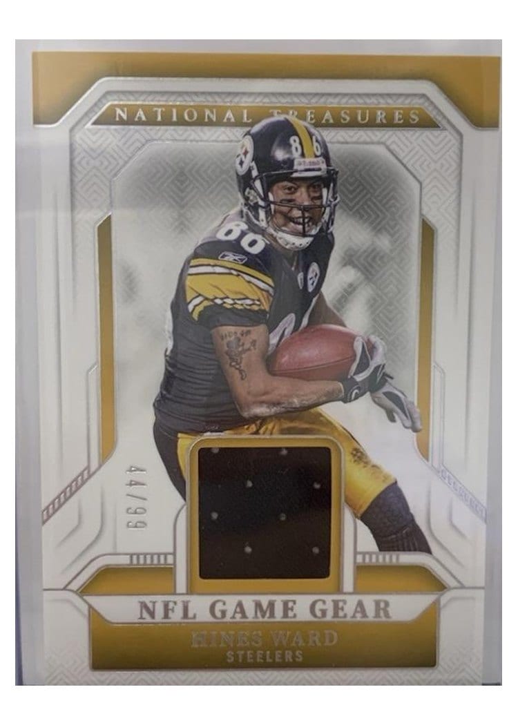2024 Panini National Treasures NFL Game Gear Hines Ward #7 card