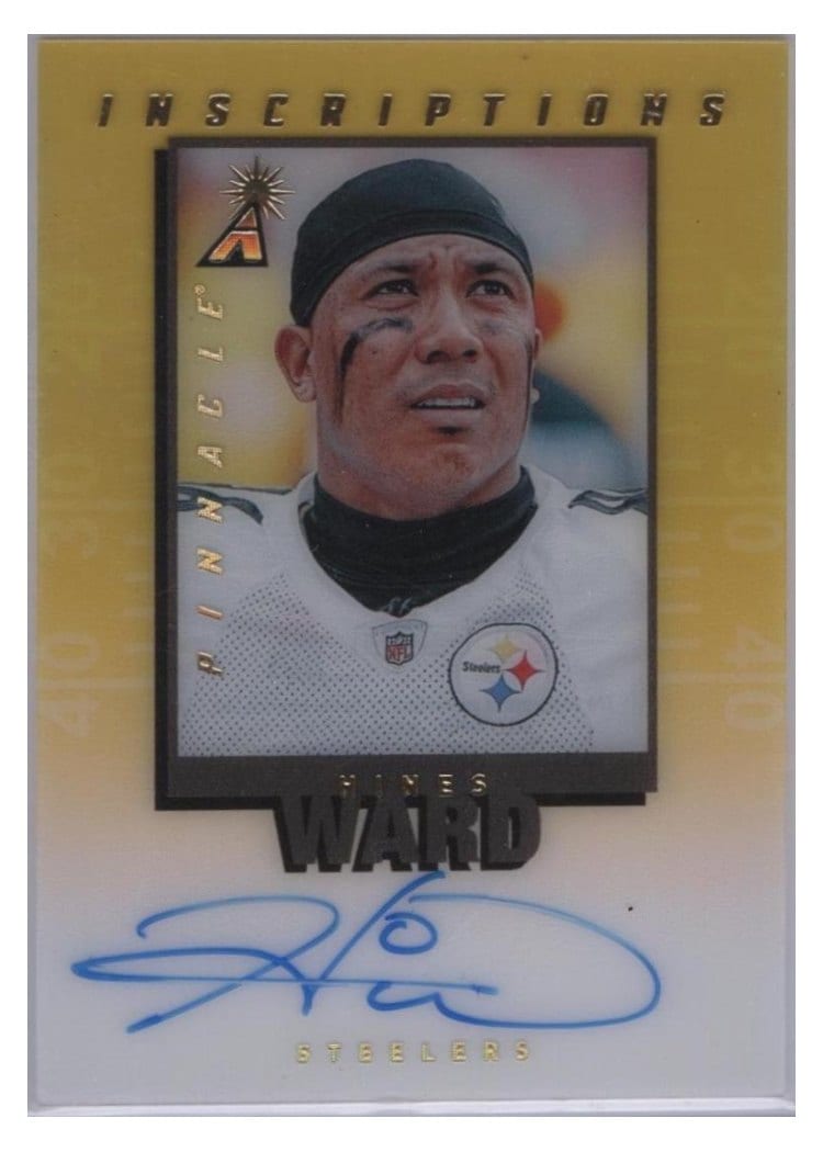 2024 Panini Zenith Pinnacle Inscriptions Hines Ward #PI-HW card