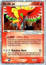 2005 Unseen Forces Ho-Oh ex #104 card