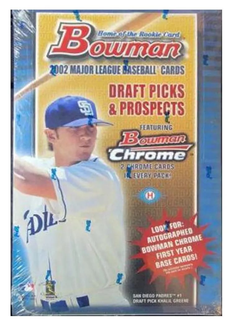 2002 Bowman Draft Picks Hobby Box card