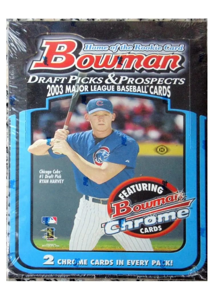 2003 Bowman Chrome Draft Picks Hobby Box #BDP card