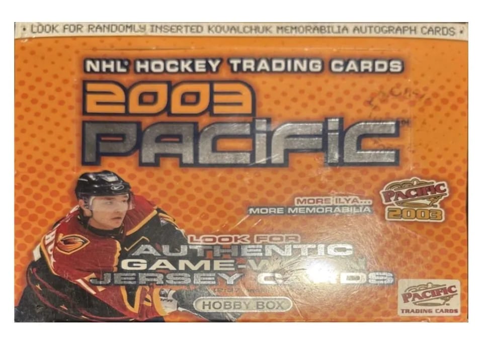 2003 Pacific Hobby Box card