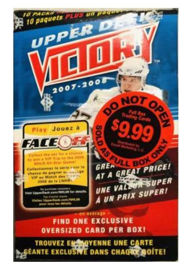 2007 Upper Deck Victory Hobby Box card