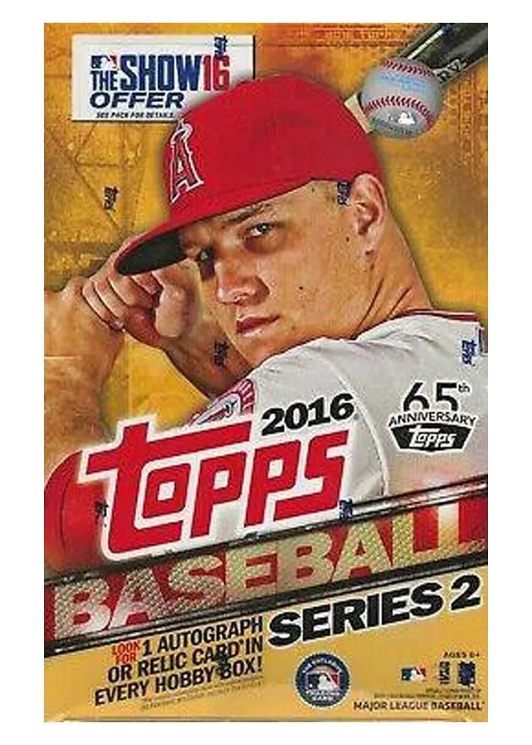 2016 Topps Hobby Box card