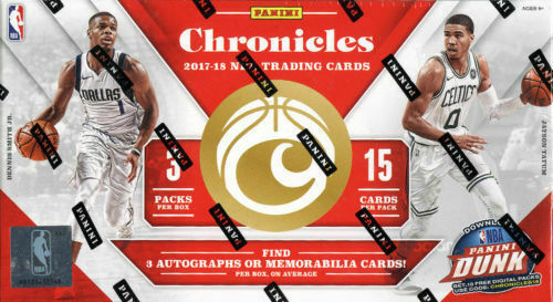 2017 Panini Hoops Hobby Box card
