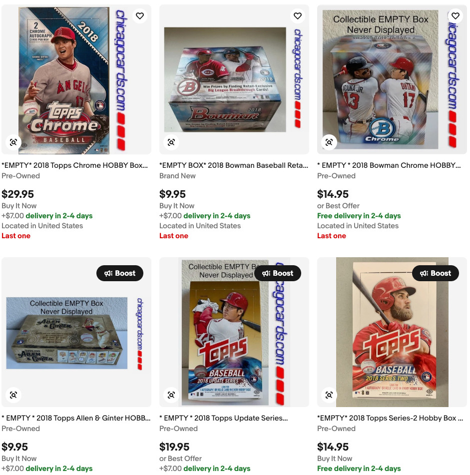 2018 Topps Chrome Hobby Box card