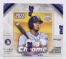 2022 Topps Chrome Hobby Box Jumbo card
