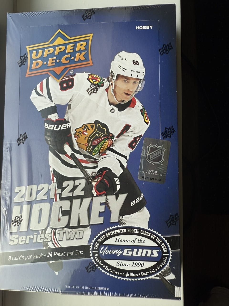 2022 Upper Deck Hobby Box card