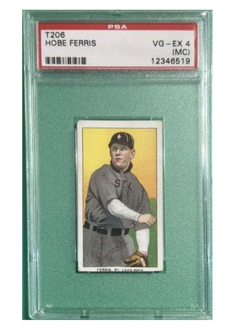1909 T206 Sovereign 350 Hobe Ferris card
