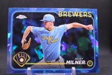 2024 Topps Chrome Update Sapphire Edition Base Set Hoby Milner #USCS87 card