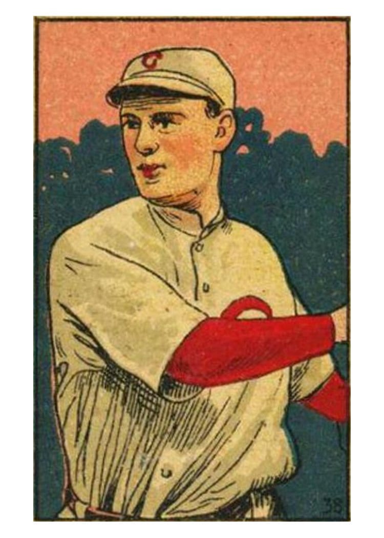 1919 W514 Hod Eller Hand Cut #38 card