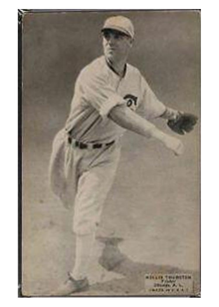 1925 Exhibits Hollis Thurston card