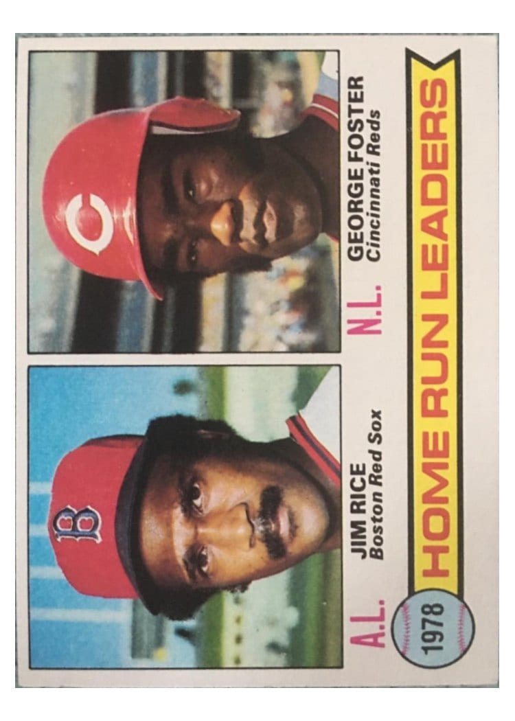 1979 Topps Home Run Leaders #2 card