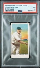 1909 E92 Dockman & Sons Honus Wagner card