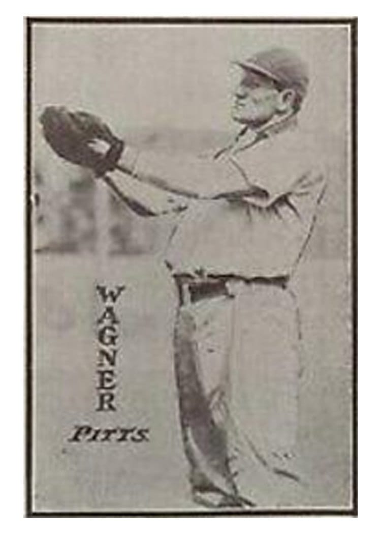 1913 Tom Barker Game Honus Wagner card