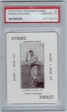 1914 Polo Grounds Game Honus Wagner card