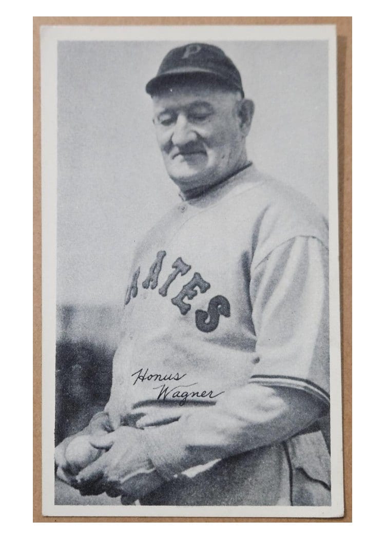 1936 National Chicle Fine Pens Honus Wagner card