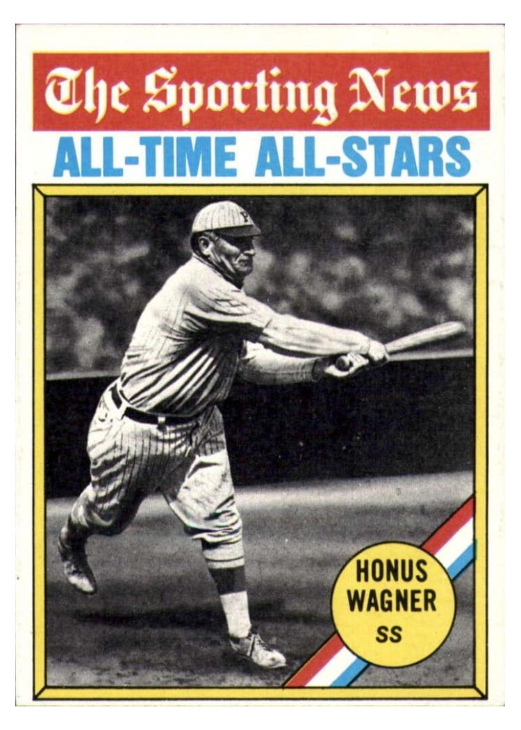 1976 Topps Honus Wagner #344 card