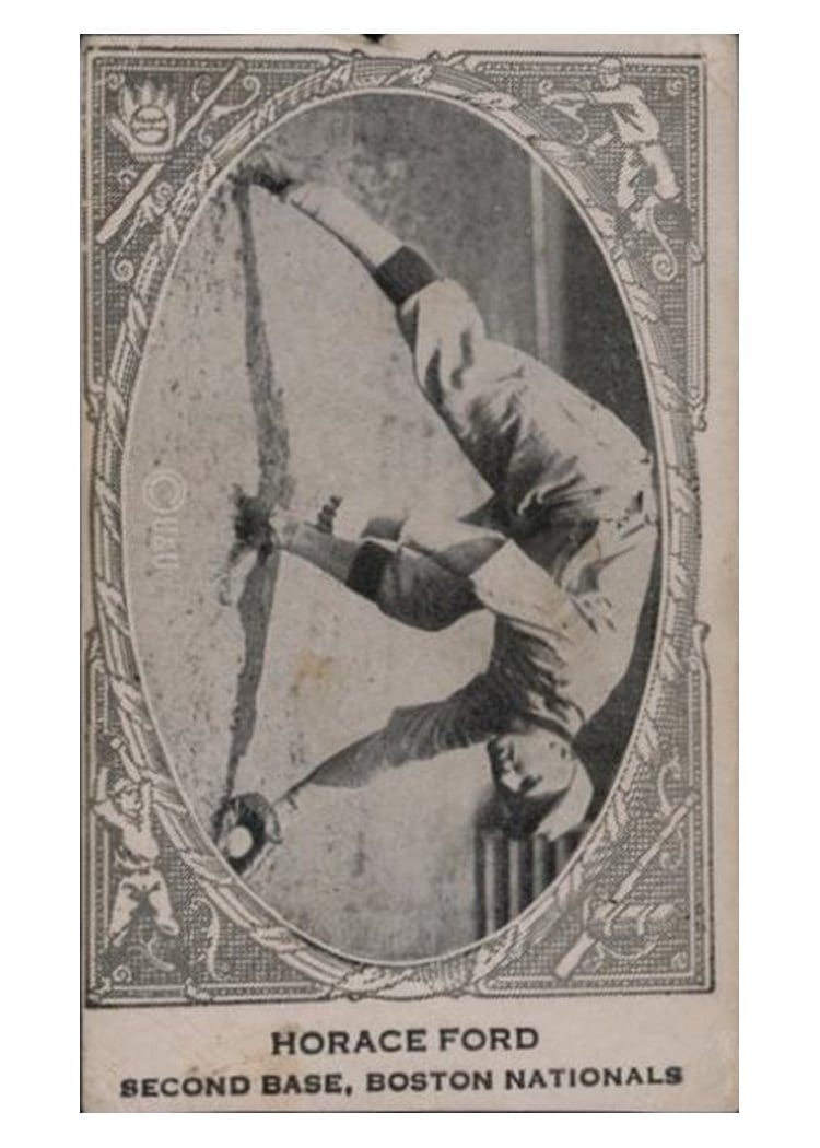 1922 W573 Horace Ford Hand Cut card