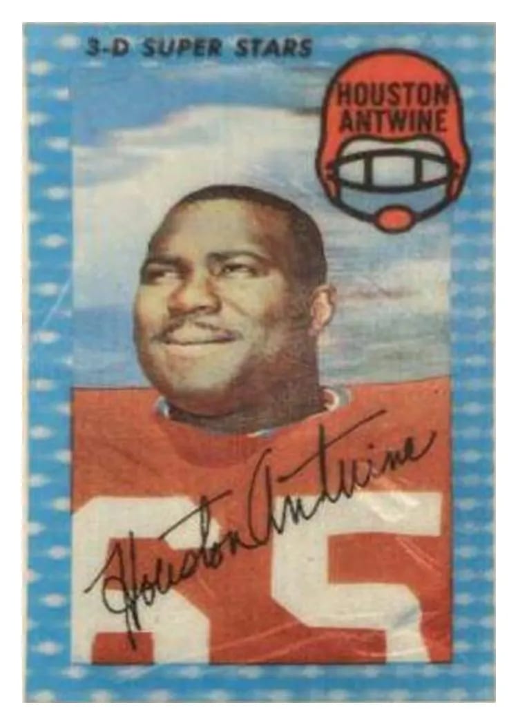 1971 Kellogg's Houston Antwine #4 card