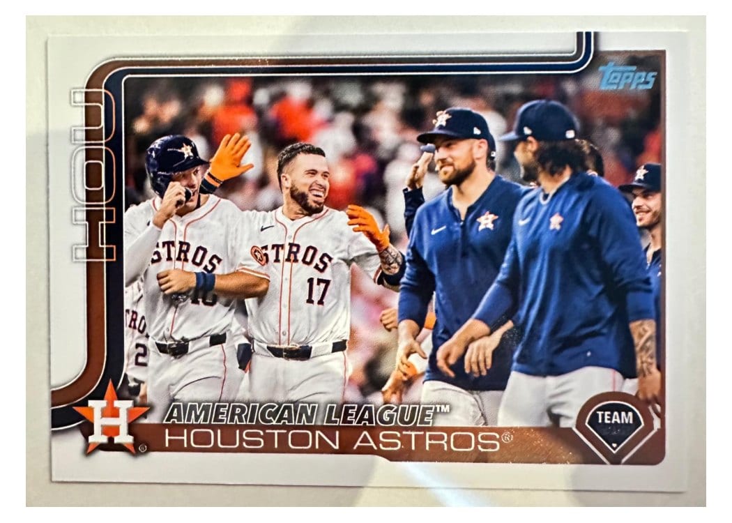 2025 Topps Base Set Houston Astros #76 card