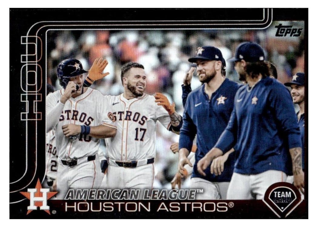 2025 Topps Base Set Houston Astros #76 card