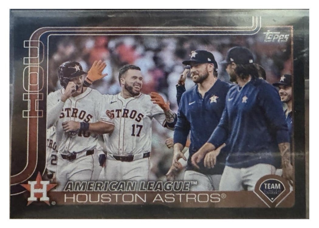 2025 Topps Base Set Houston Astros #76 card