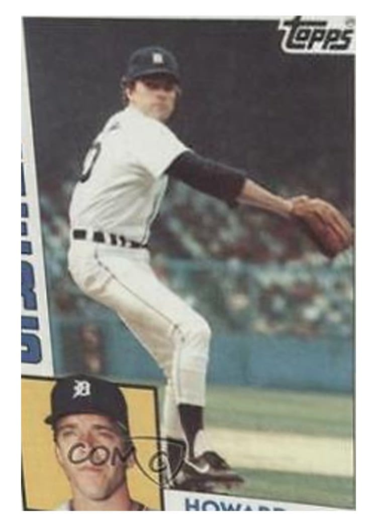 1984 Topps Howard Bailey #284 card