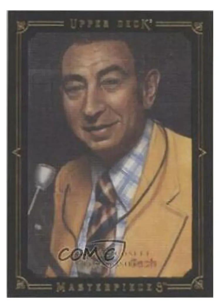 2008 Upper Deck Masterpieces Howard Cosell #40 card