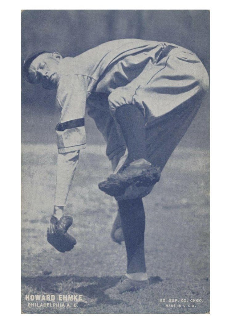 1928 Exhibits Howard Ehmke card