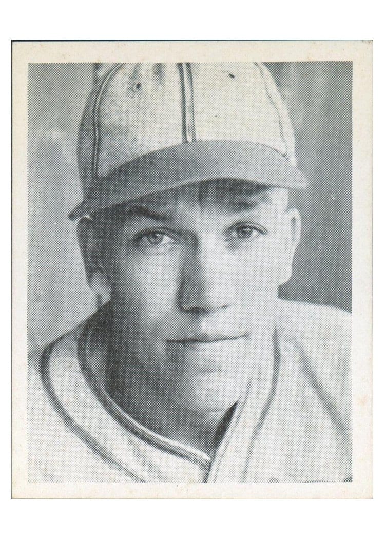 1941 St. Louis Cardinals Team Issue Howard Krist card