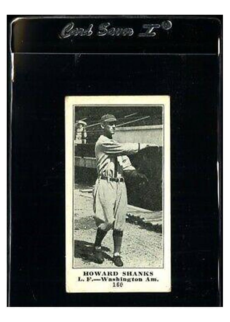 1916 M101 4 Sporting News Howard Shanks #160 card