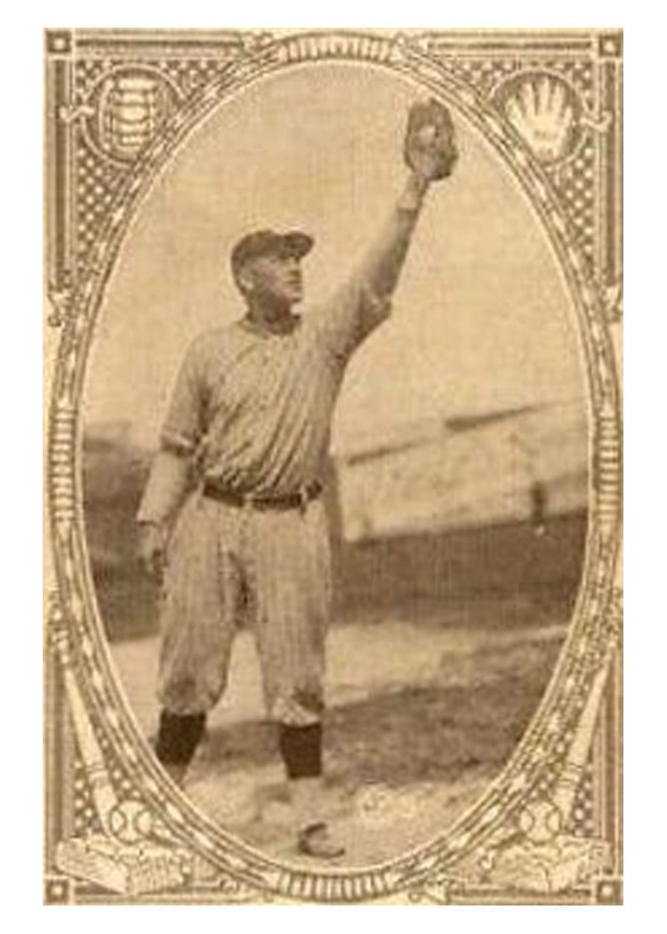 1922 E120 American Caramel Howard Shanks card