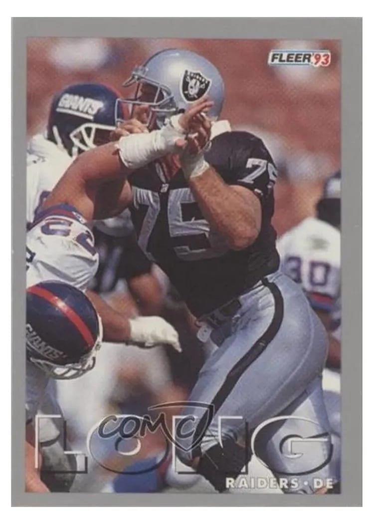 1993 Fleer Shell FACT Howie Long #101 card